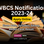 WBCS 2023 Notification: Exam Date, Syllabus, Admit Card